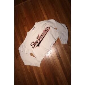 Vintage Cropped San Franciso Crew Neck Sweatshirt L